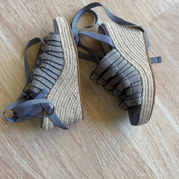 Cecelia New York Espadrille Platform Wedge Sandals Womens Size 6B - Picture 6 of 9